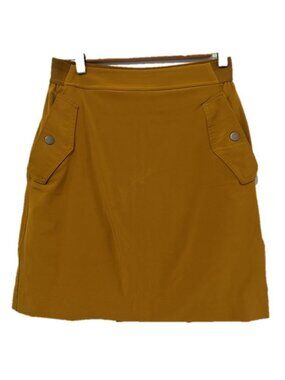 Athleta Mustard Yellow Skirt with Shorts Skort NWOT size 2/ xs